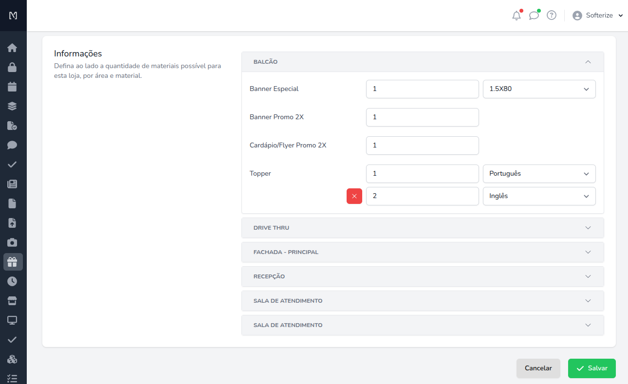 Ciclo completo da campanha de trade